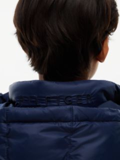 Essential Relaxed Padded Hooded Parka — Blue 3