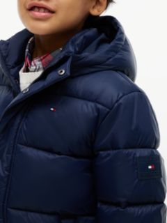 Essential Relaxed Padded Hooded Parka — Blue 4