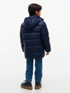 Essential Relaxed Padded Hooded Parka — Blue 5