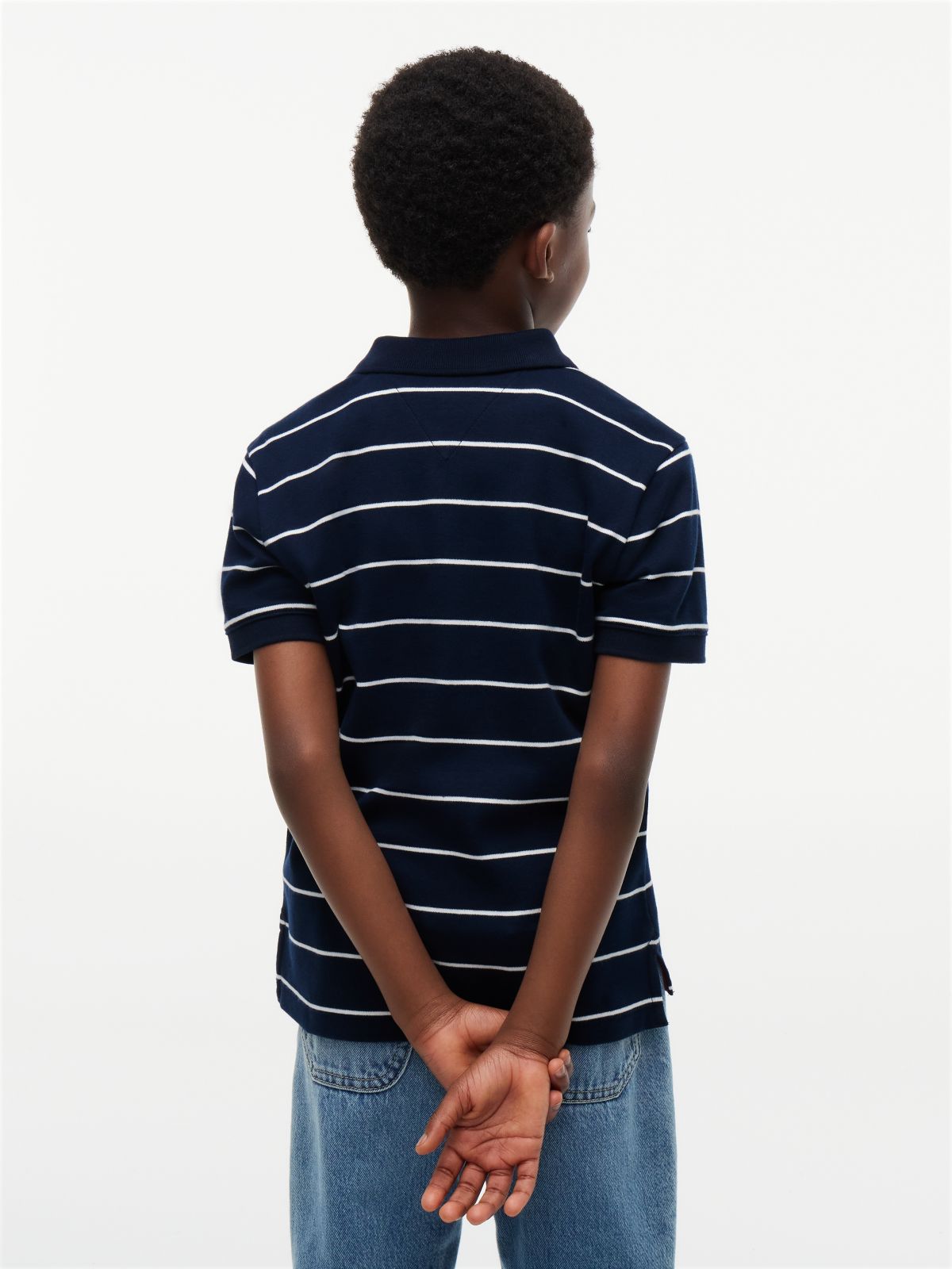 Essential Regular Fit Interlock Polo Shirt — Blue