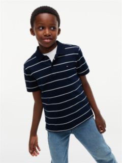Essential Regular Fit Interlock Polo Shirt — Blue 1