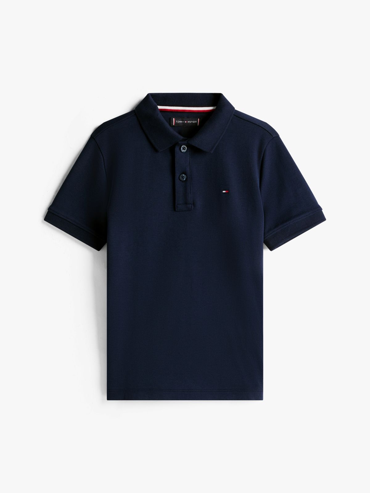 Essential Regular Fit Interlock Polo Shirt — Blue