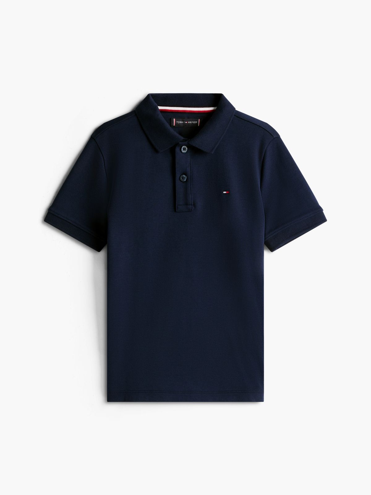 Essential Regular Fit Interlock Polo Shirt — Blue