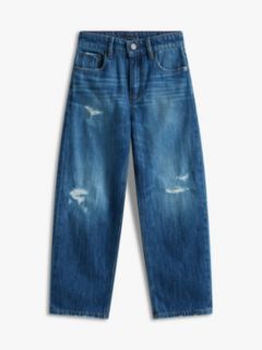 Distressed Loose Jeans — Blue 5