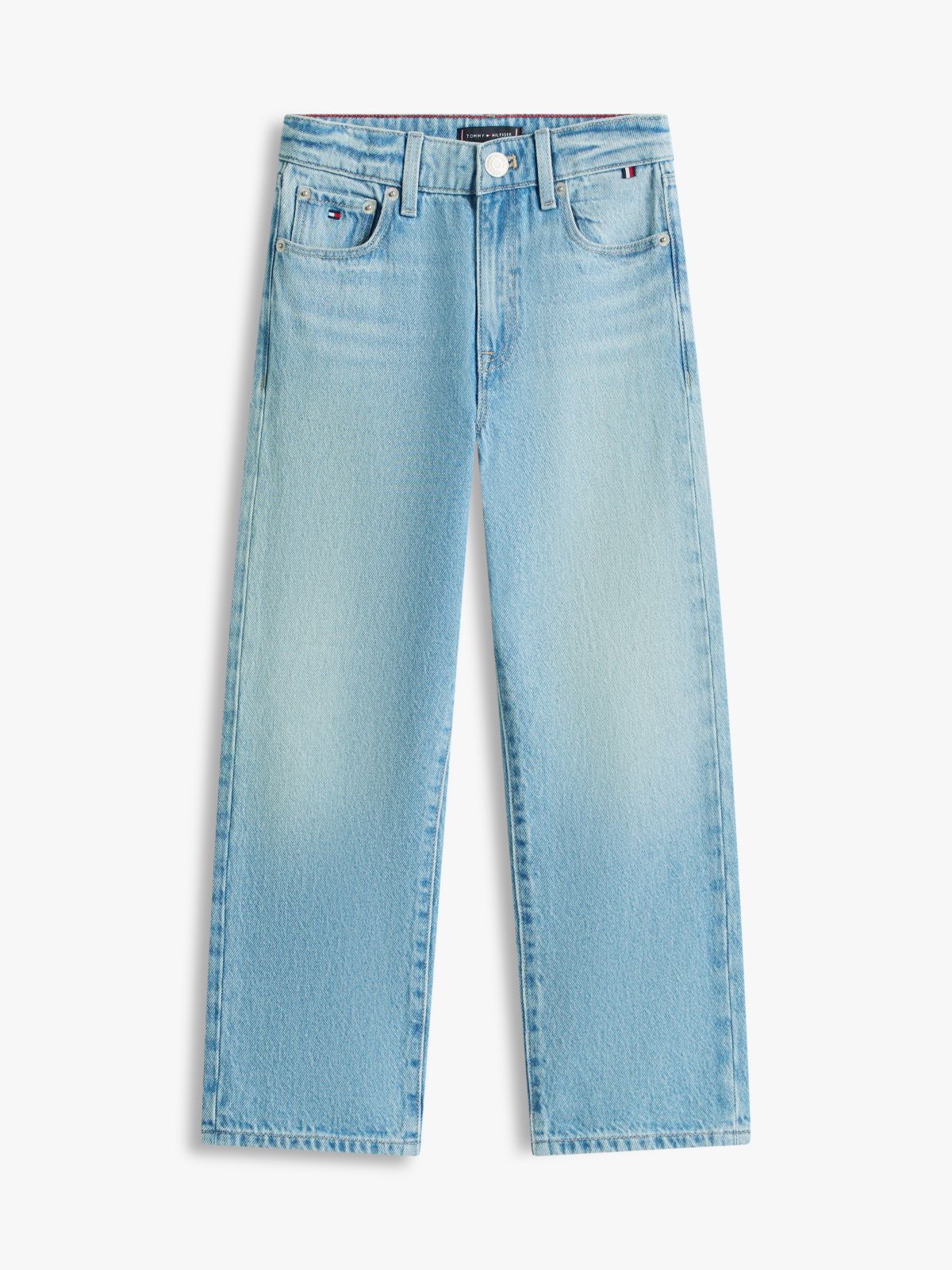 Faded Loose Jeans — Blue