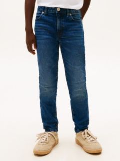 Faded Straight Leg Jeans — Blue 2
