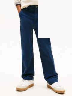 Essential Herringbone Twill Relaxed Carpenter Trousers — Blue 2