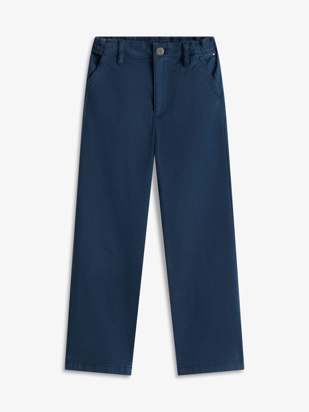 Essential Herringbone Twill Relaxed Carpenter Trousers — Blue