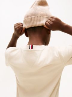 Logo Print T-Shirt — Beige 2