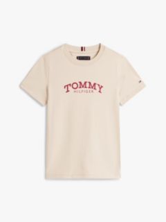 Logo Print T-Shirt — Beige 5