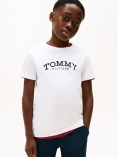Logo Print T-Shirt — White 1