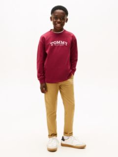 Logo Print Long Sleeve T-Shirt — Purple 3