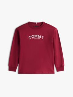Logo Print Long Sleeve T-Shirt — Purple 5