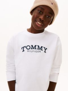 Logo Print Long Sleeve T-Shirt — White 2