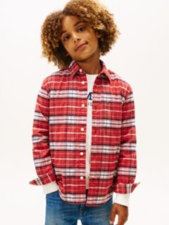 Regular Fit Check Shirt — Red 1
