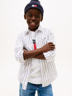 Festive Regular Fit Stripe Oxford Shirt