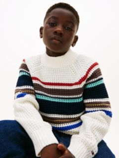 Textured Knit Jumper — White 2
