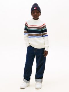 Textured Knit Jumper — White 3