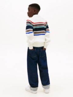 Textured Knit Jumper — White 4