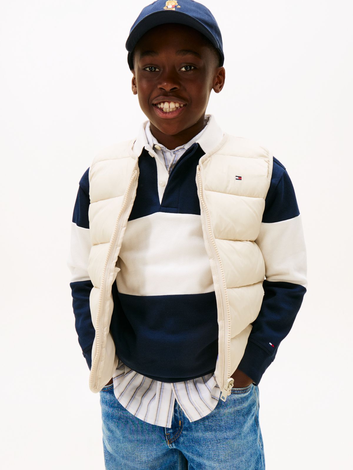 Festive 2-in-1 Hooded Jacket — Beige