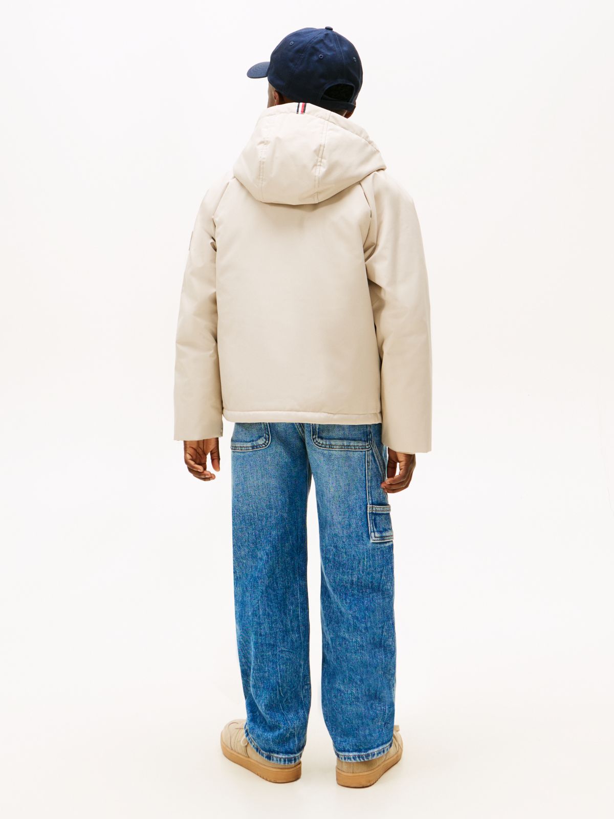 Festive 2-in-1 Hooded Jacket — Beige