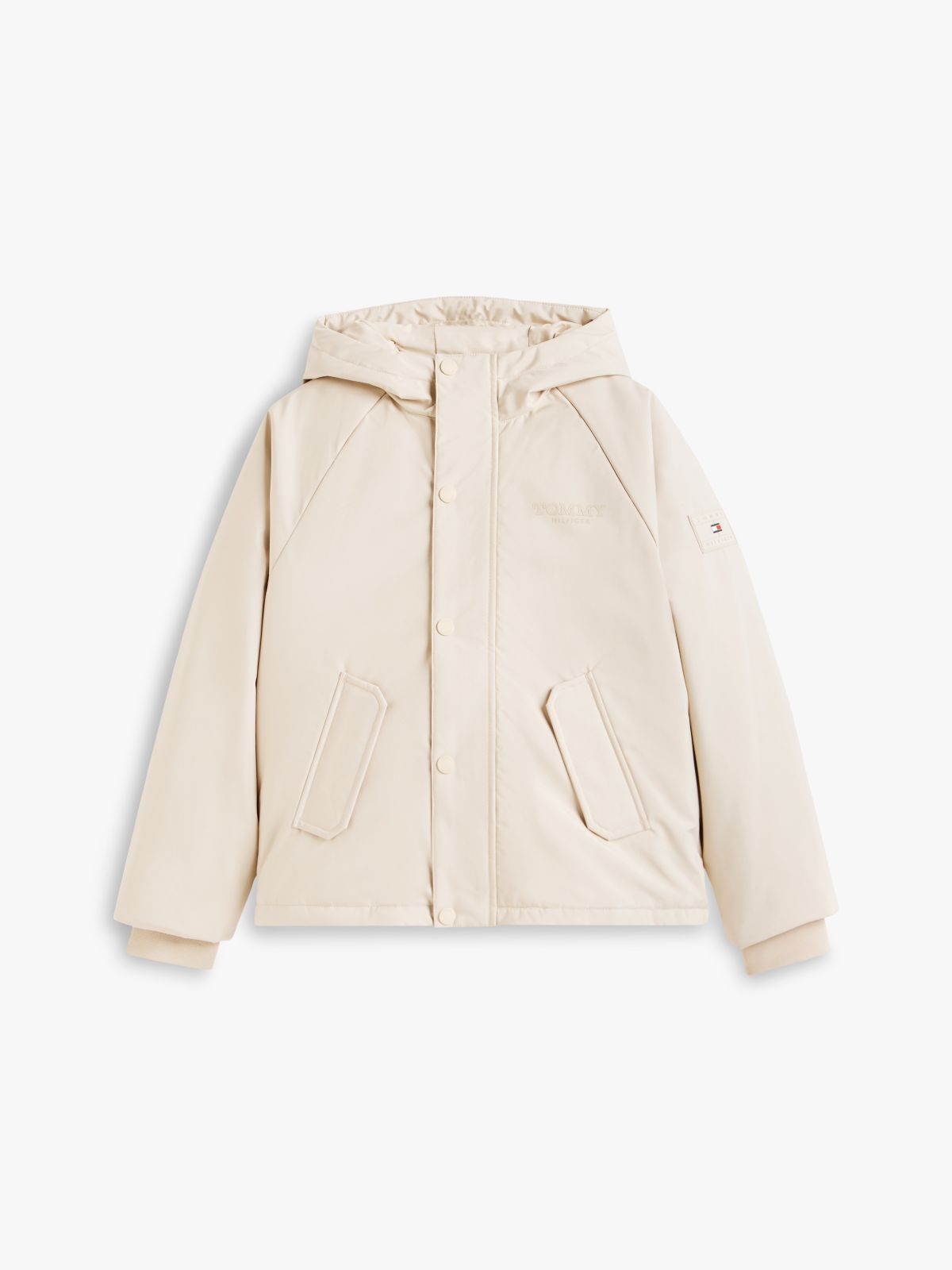 Festive 2-in-1 Hooded Jacket — Beige