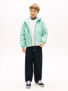 Lightweight Padded Hooded Jacket — Blue 3