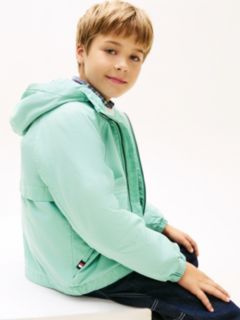 Lightweight Padded Hooded Jacket — Blue 4