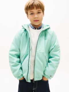Lightweight Padded Hooded Jacket — Blue 1
