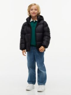 Essential Down Hooded Jacket — Black 2