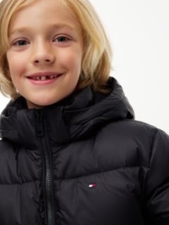 Essential Down Hooded Jacket — Black 3