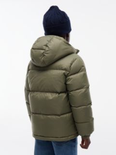 Essential Down Hooded Jacket — Green 4