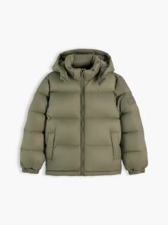 Essential Down Hooded Jacket — Green 5