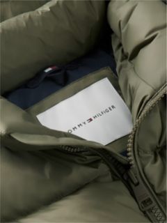 Essential Down Hooded Jacket — Green 6