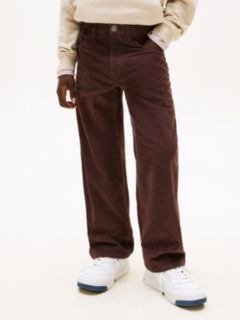 Essential Corduroy Loose Trousers — Brown 2