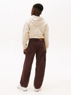 Essential Corduroy Loose Trousers — Brown 4