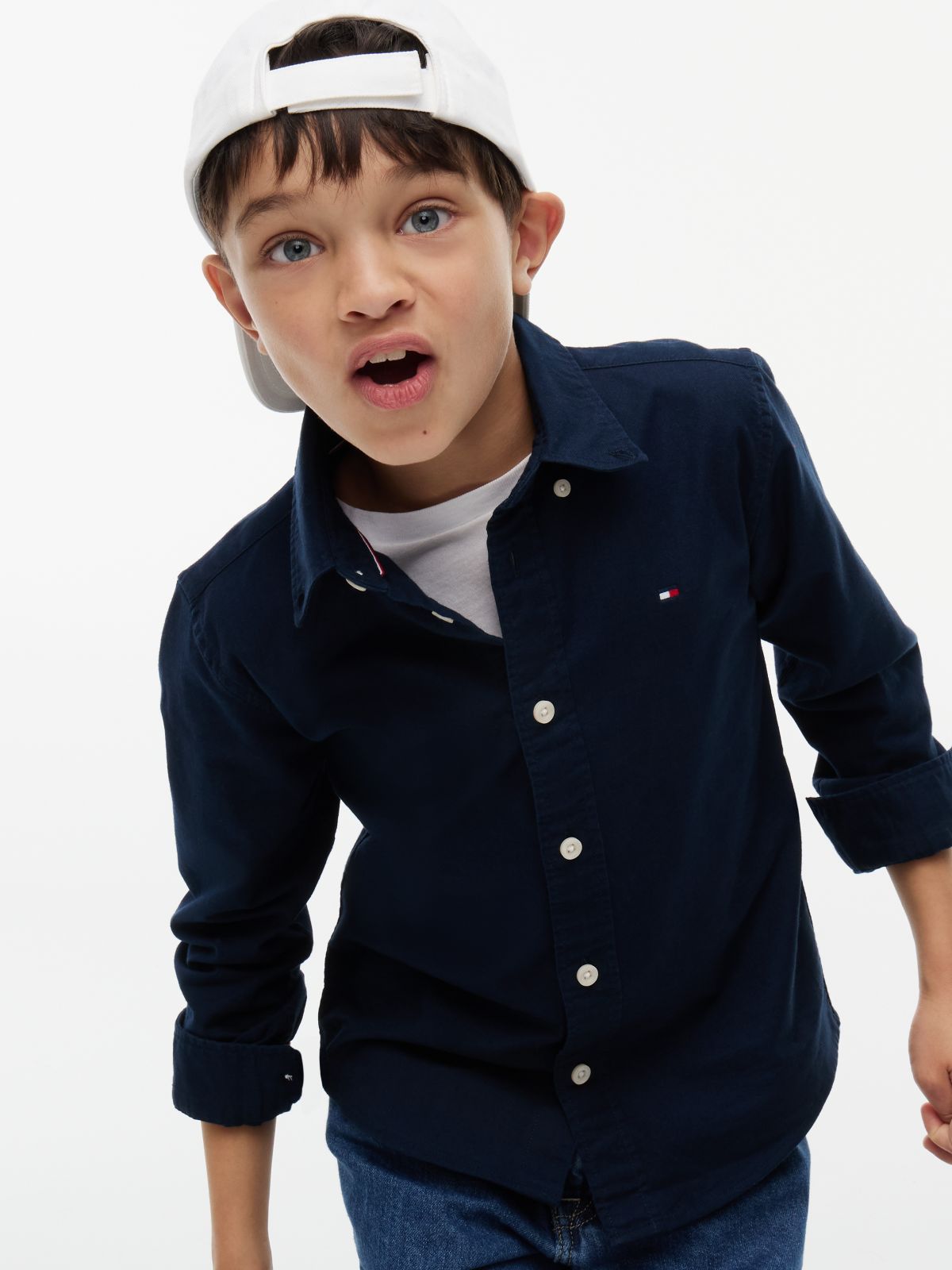 Essential Regular Fit Button-Down Oxford Shirt — Blue