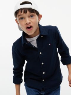 Essential Regular Fit Button-Down Oxford Shirt — Blue 3