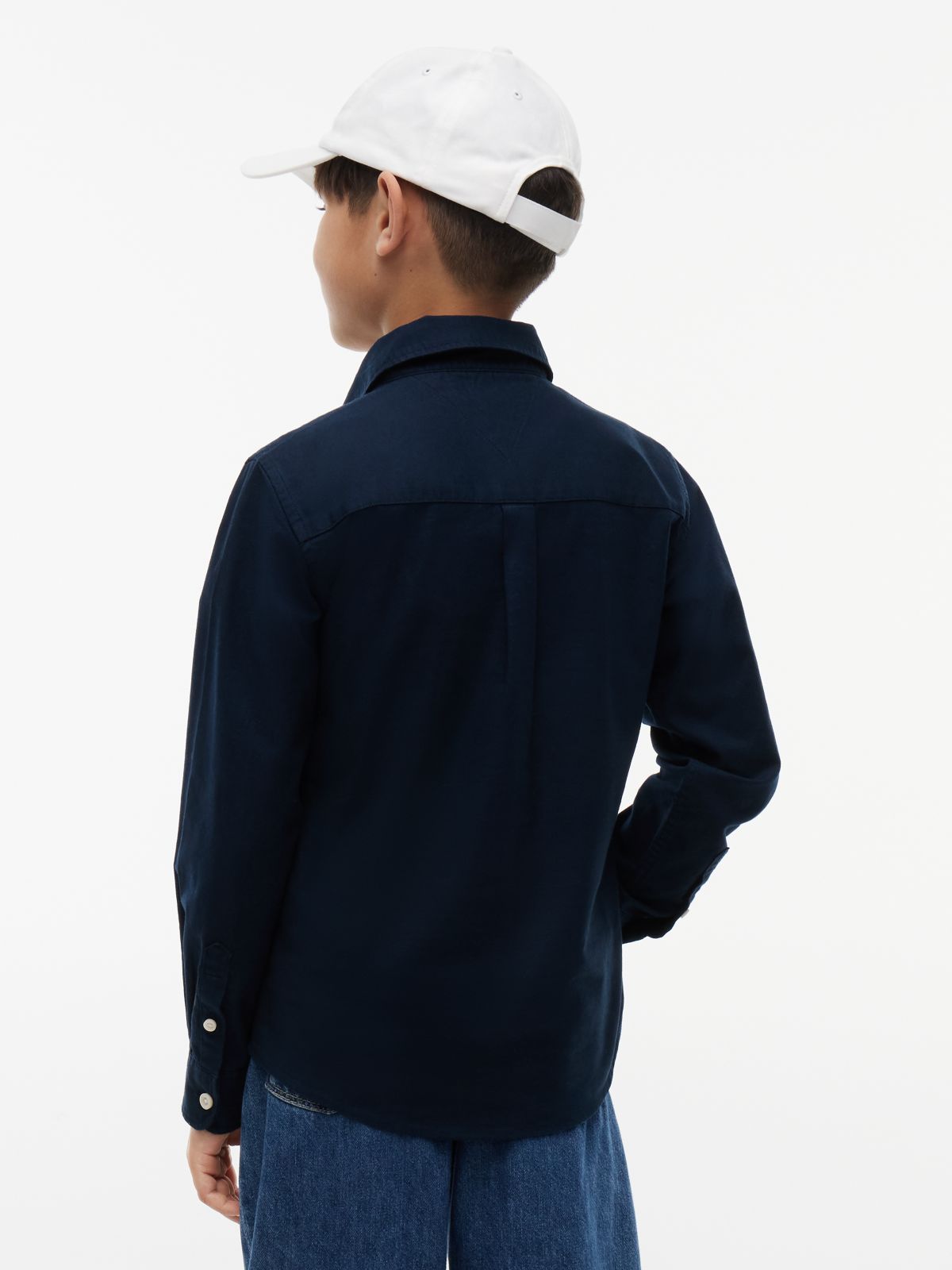 Essential Regular Fit Button-Down Oxford Shirt — Blue