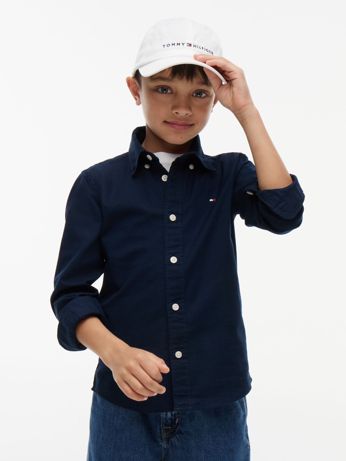 Essential Regular Fit Button-Down Oxford Shirt — Blue