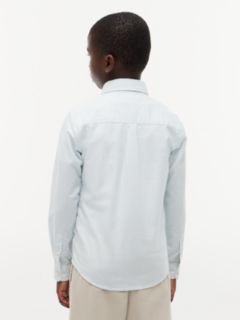 Essential Regular Fit Button-Down Oxford Shirt — Blue 4