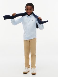 Essential Regular Fit Button-Down Oxford Shirt — Blue 2