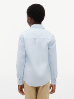 Essential Regular Fit Button-Down Oxford Shirt — Blue 4
