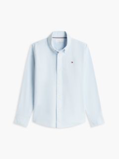 Essential Regular Fit Button-Down Oxford Shirt — Blue 5