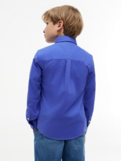 Essential Regular Fit Button-Down Oxford Shirt — Blue 4