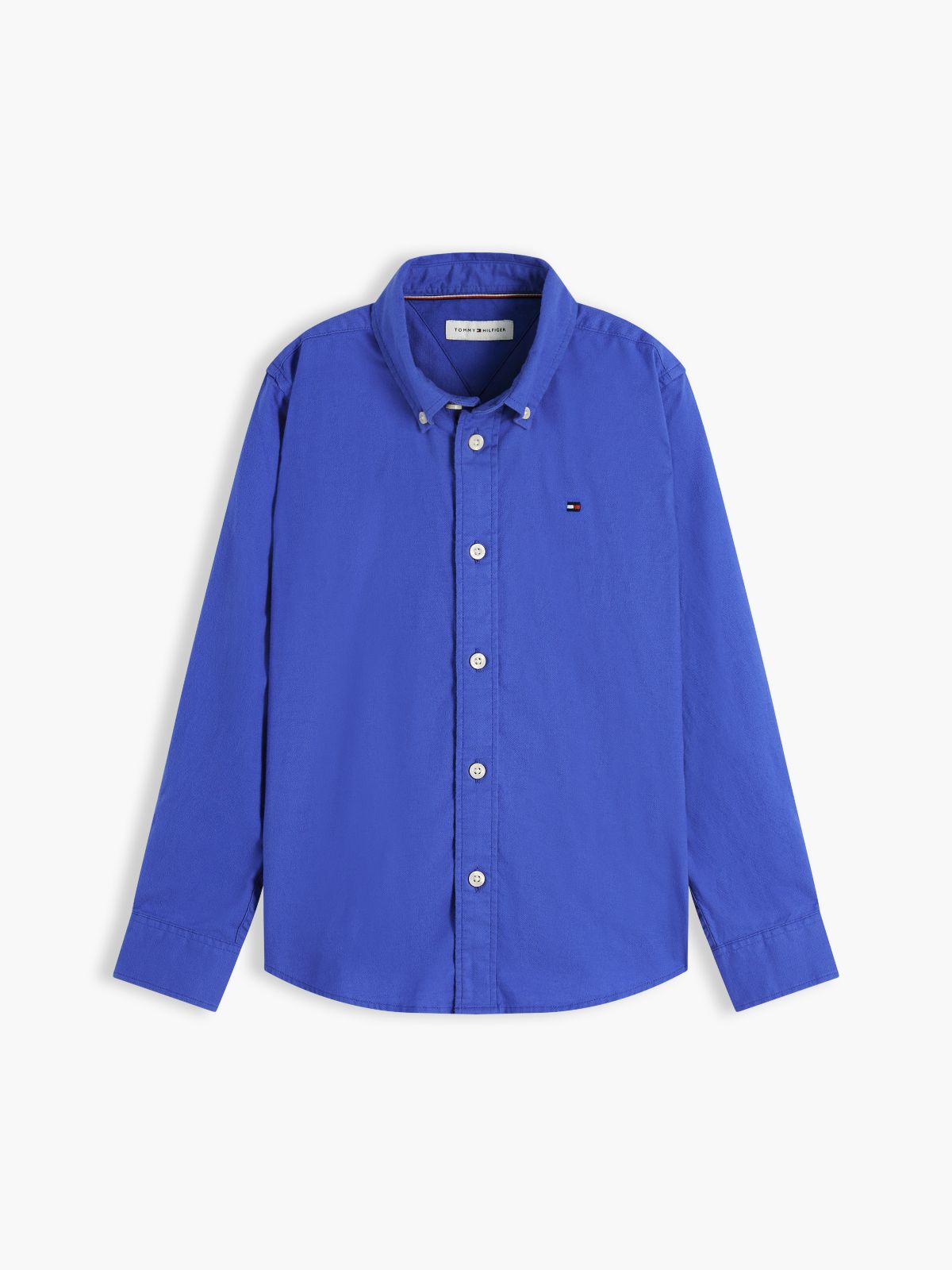 Essential Regular Fit Button-Down Oxford Shirt — Blue