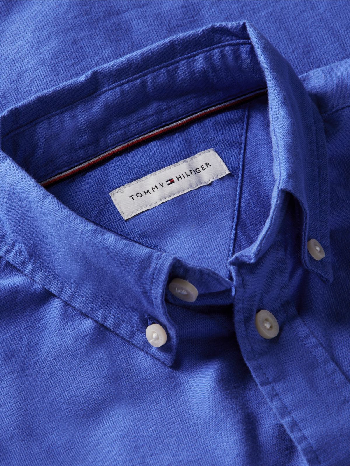 Essential Regular Fit Button-Down Oxford Shirt — Blue