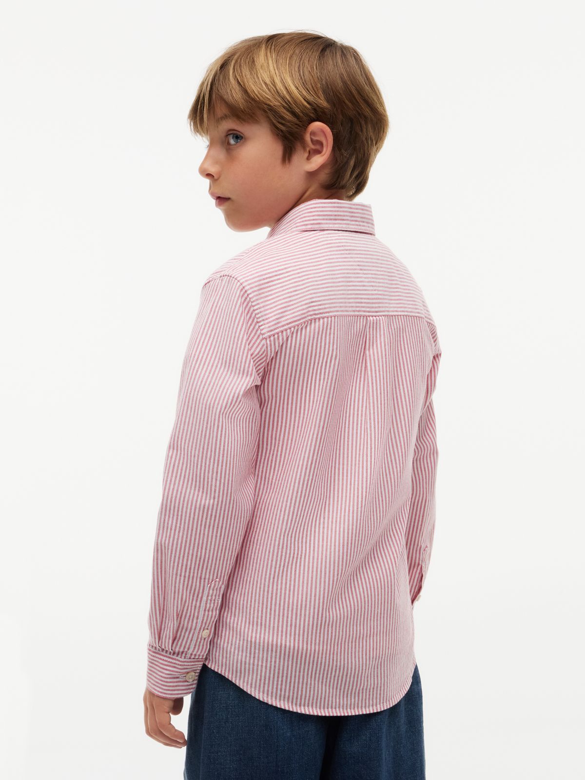 Essential Regular Fit Button-Down Oxford Shirt — Red