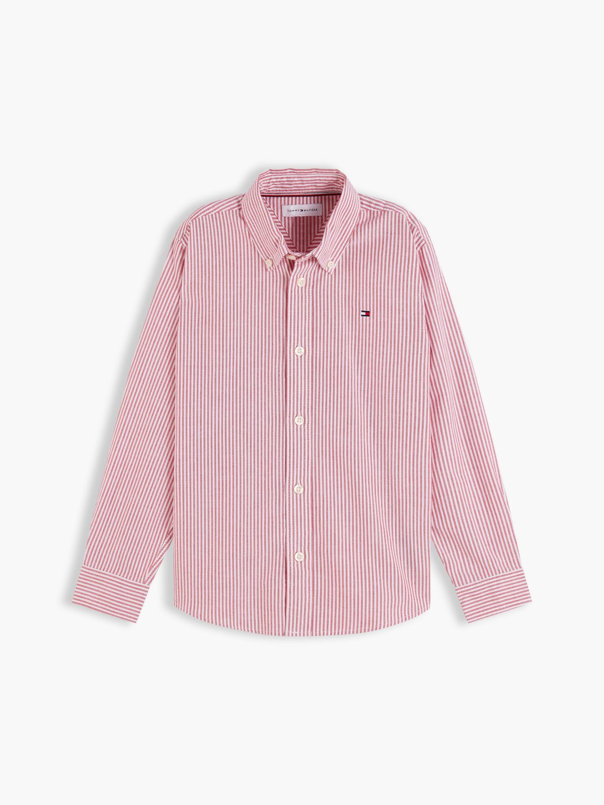 Essential Regular Fit Button-Down Oxford Shirt — Red