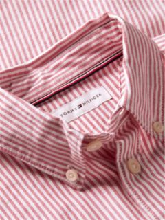 Essential Regular Fit Button-Down Oxford Shirt — Red 6